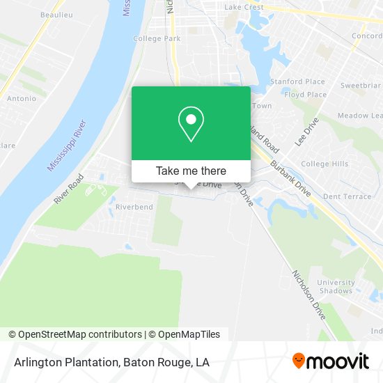 Mapa de Arlington Plantation