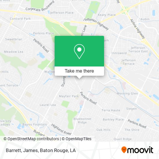 Mapa de Barrett, James