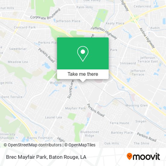 Mapa de Brec Mayfair Park