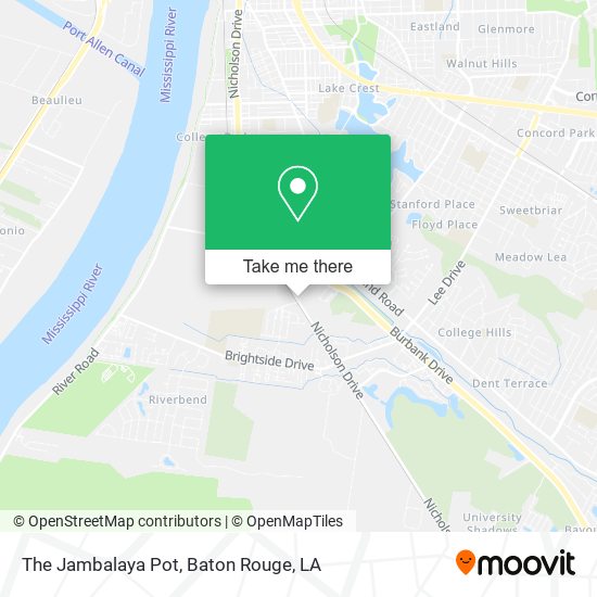 Mapa de The Jambalaya Pot