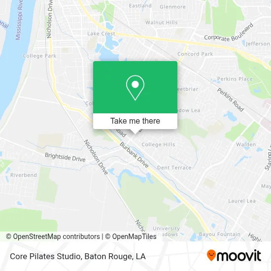 Core Pilates Studio map