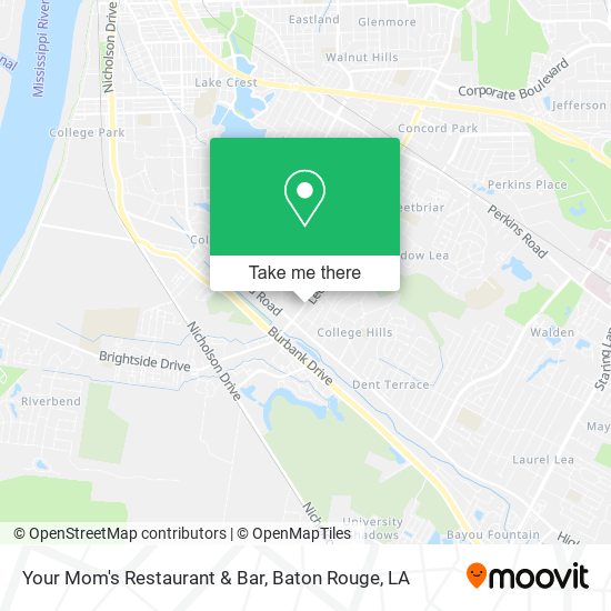 Your Mom's Restaurant & Bar map