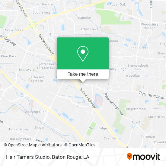 Hair Tamers Studio map