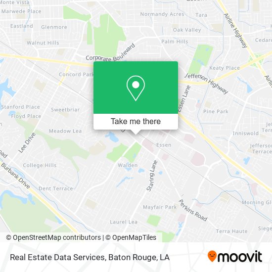 Real Estate Data Services map