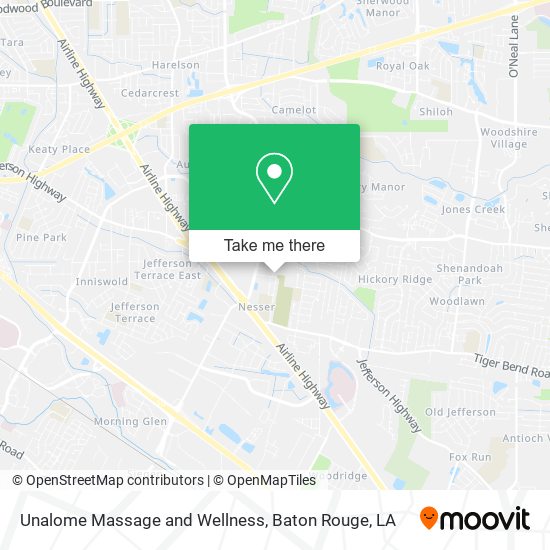 Unalome Massage and Wellness map