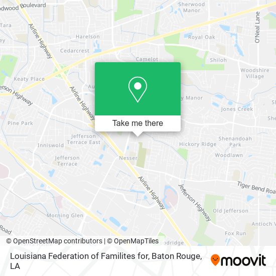Louisiana Federation of Familites for map