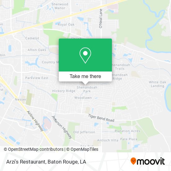 Arzi's Restaurant map