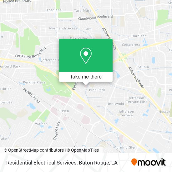 Residential Electrical Services map