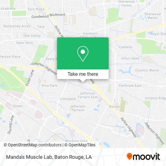 Mapa de Manda's Muscle Lab