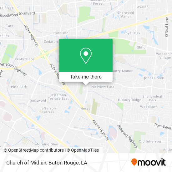 Church of Midian map
