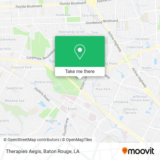 Mapa de Therapies Aegis