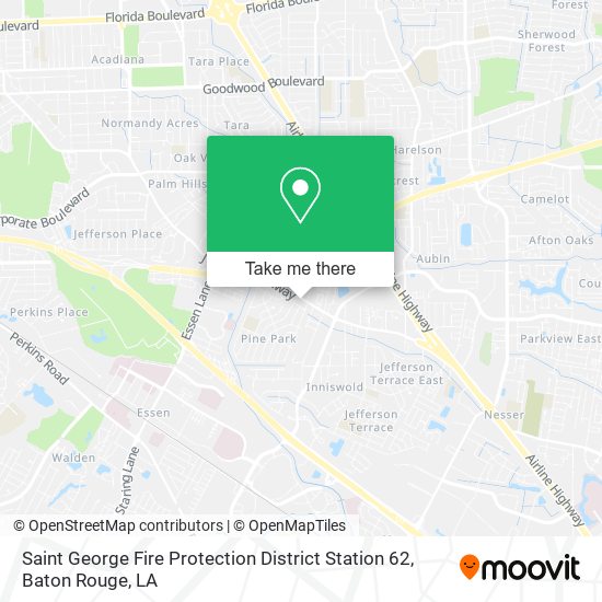 Saint George Fire Protection District Station 62 map
