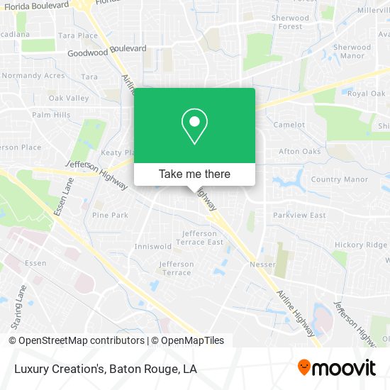 Luxury Creation's map