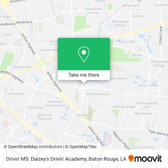 Drivin' MS. Daizey's Drivin' Academy map