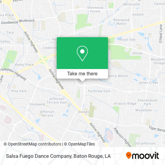 Mapa de Salsa Fuego Dance Company