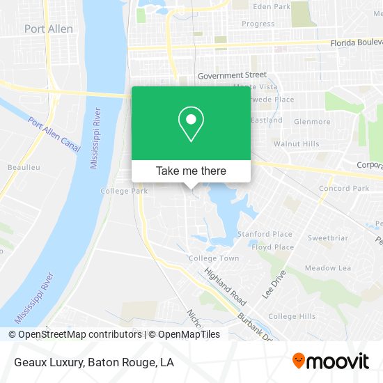 Mapa de Geaux Luxury