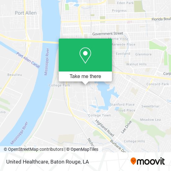 United Healthcare map