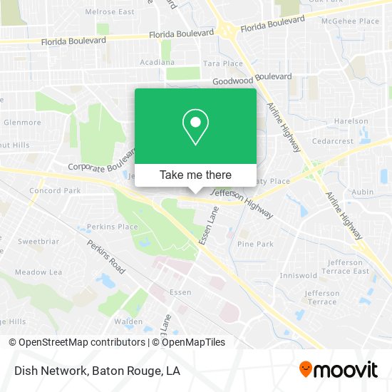 Mapa de Dish Network