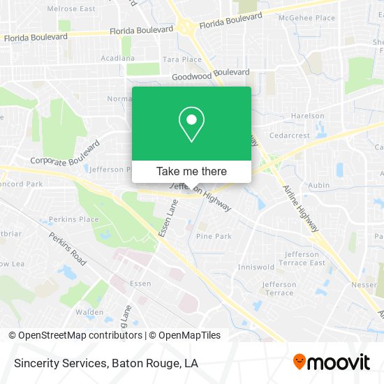 Mapa de Sincerity Services