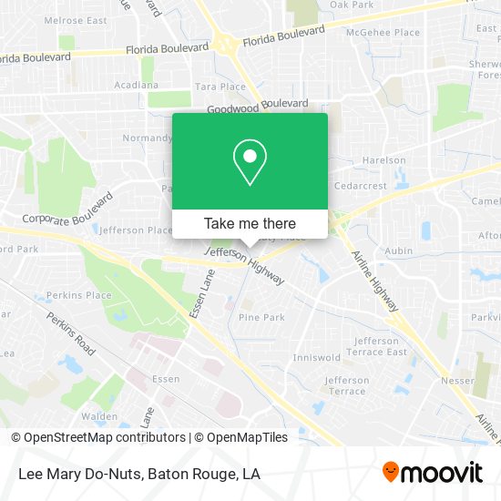 Lee Mary Do-Nuts map