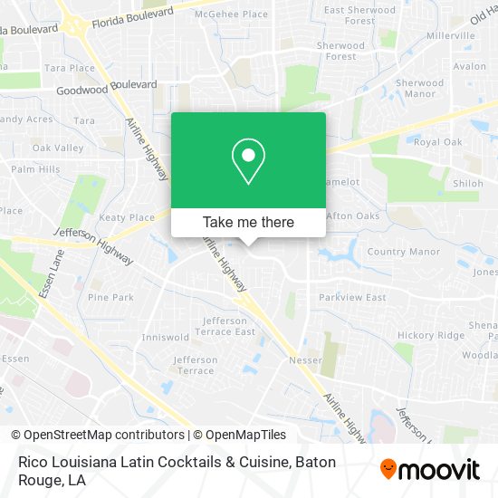Rico Louisiana Latin Cocktails & Cuisine map