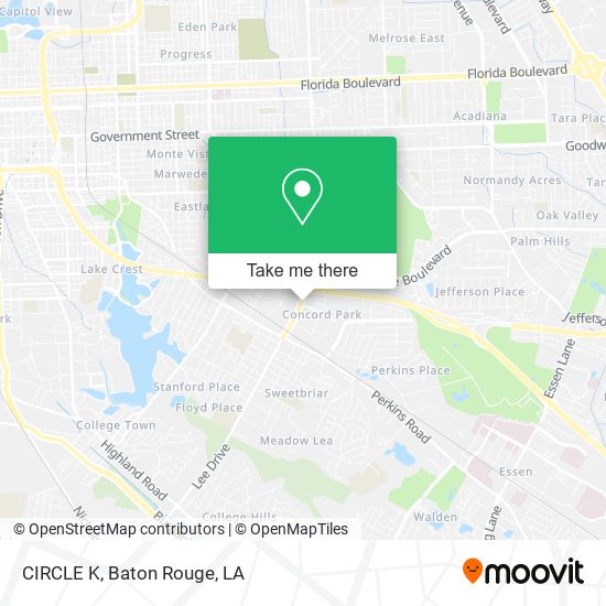 Mapa de CIRCLE K