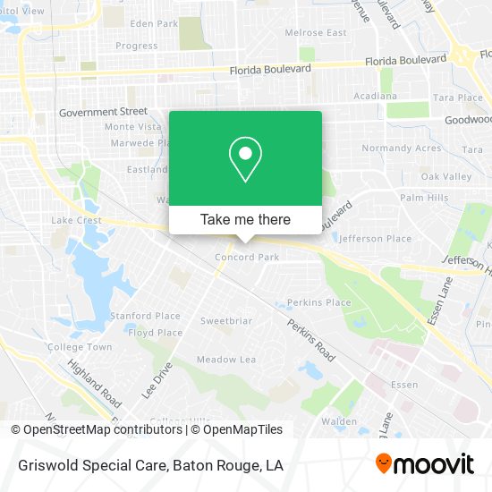 Mapa de Griswold Special Care