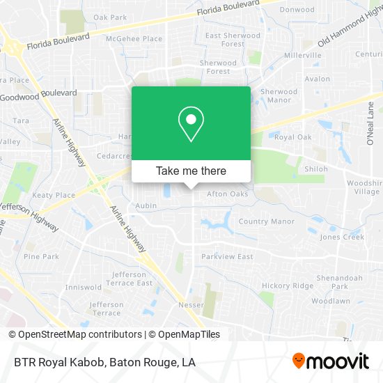 BTR Royal Kabob map