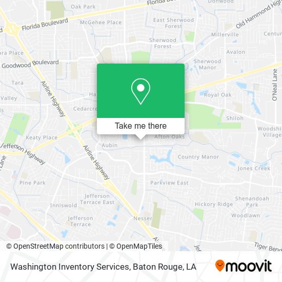 Washington Inventory Services map