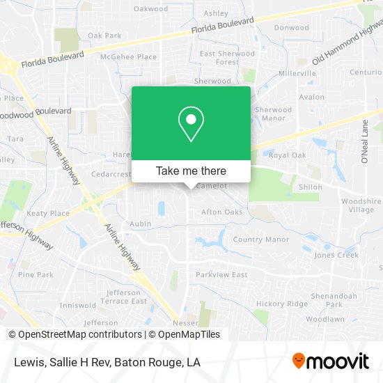 Lewis, Sallie H Rev map