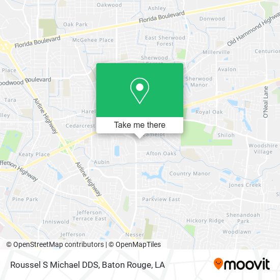 Roussel S Michael DDS map