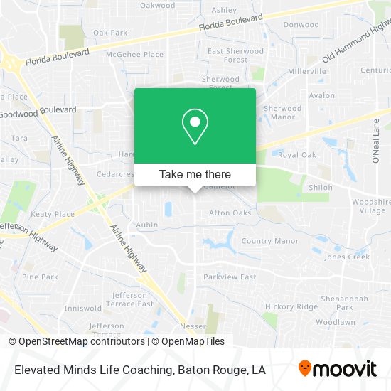 Mapa de Elevated Minds Life Coaching