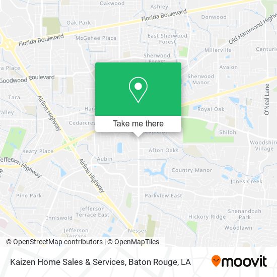Mapa de Kaizen Home Sales & Services