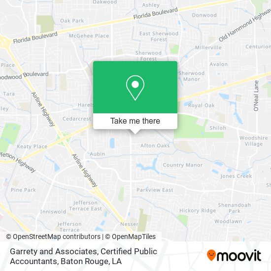 Garrety and Associates, Certified Public Accountants map