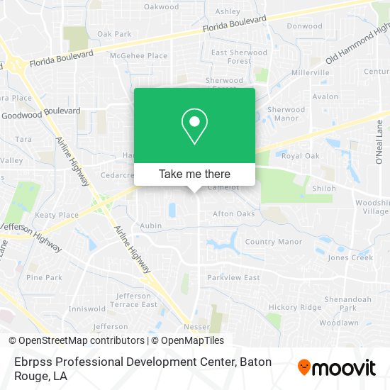 Mapa de Ebrpss Professional Development Center