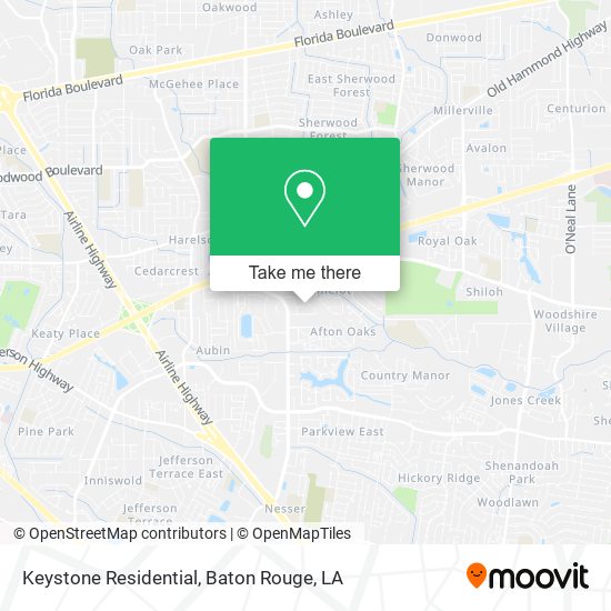 Keystone Residential map