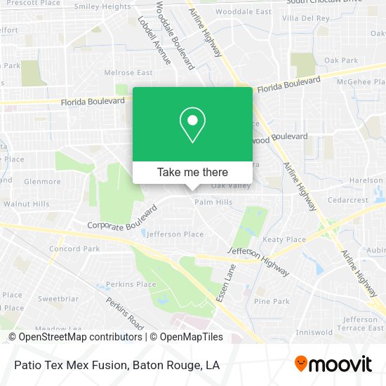 Patio Tex Mex Fusion map