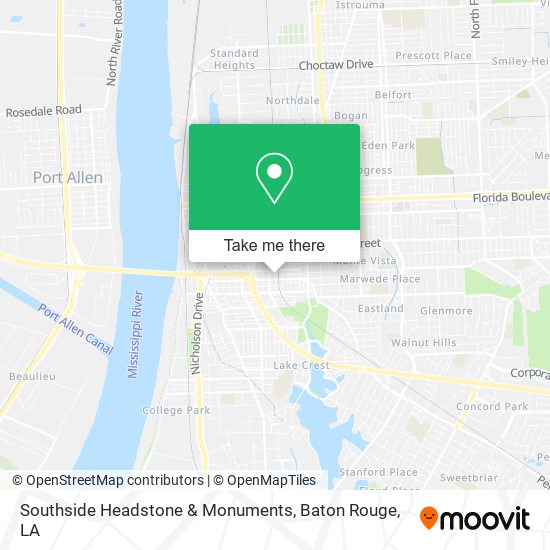 Southside Headstone & Monuments map