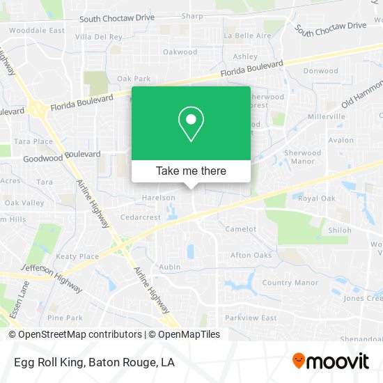 Egg Roll King map