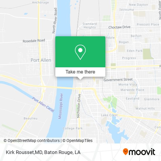 Kirk Rousset,MD map