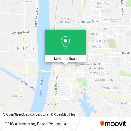 GMC Advertising map