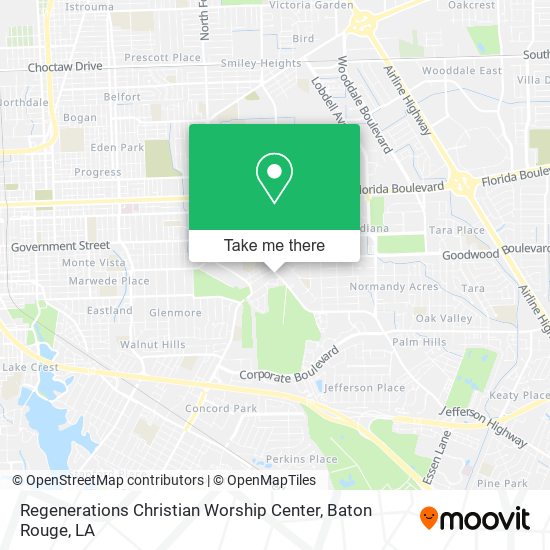 Regenerations Christian Worship Center map