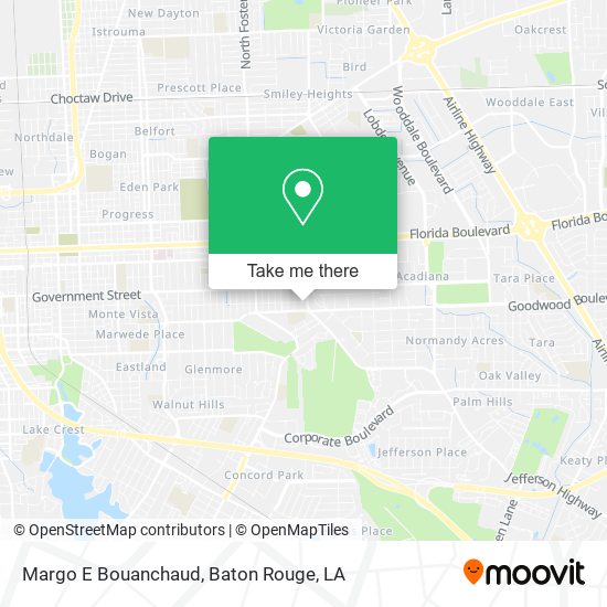 Margo E Bouanchaud map