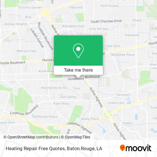 Heating Repair Free Quotes map