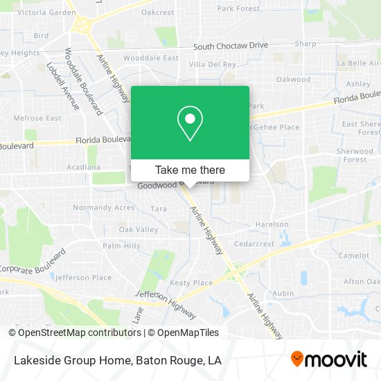 Lakeside Group Home map