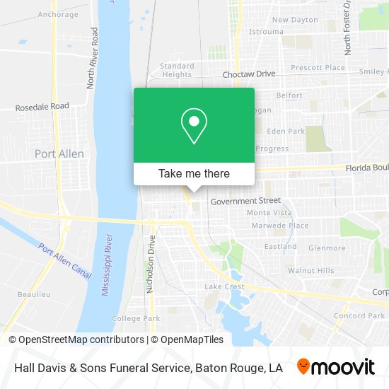 Hall Davis & Sons Funeral Service map