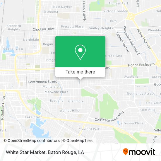White Star Market map