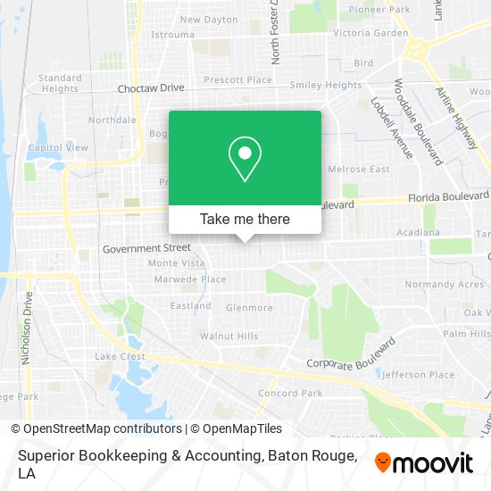 Superior Bookkeeping & Accounting map