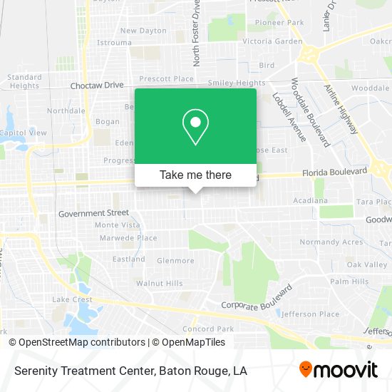 Mapa de Serenity Treatment Center