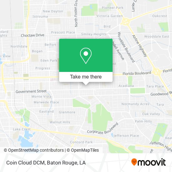 Mapa de Coin Cloud DCM